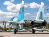 RF-33757 - Russia - Navy Sukhoi Su-27UB aircraft