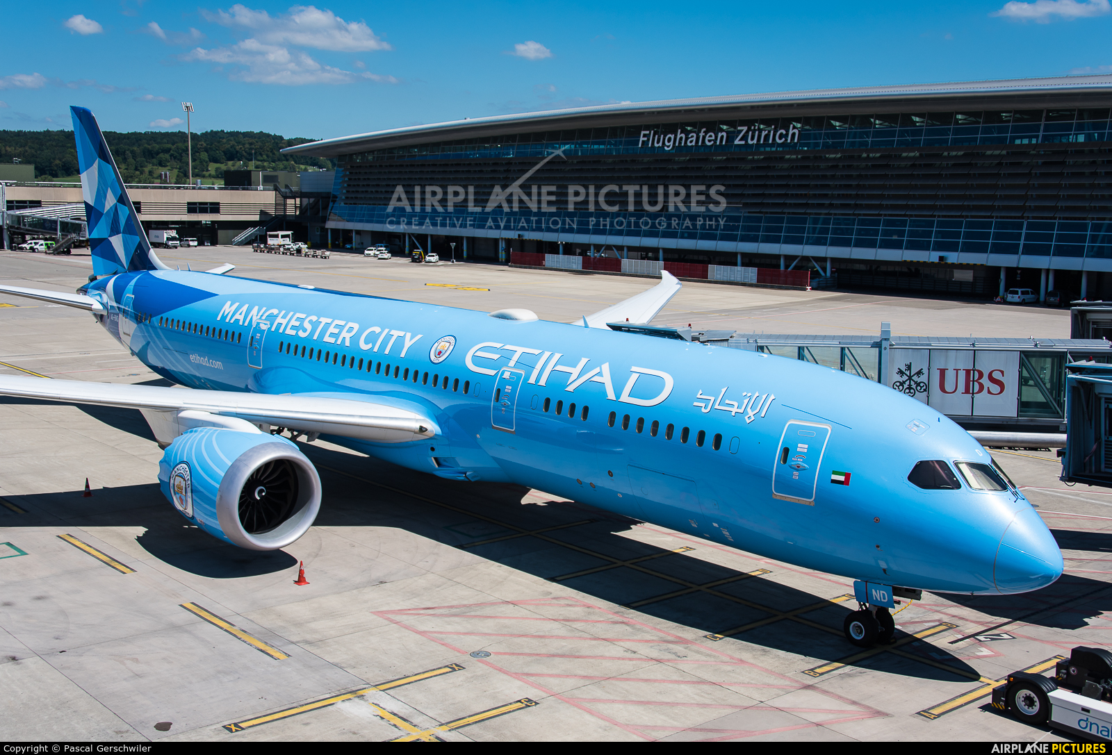 Etihad Airways A6-BND aircraft at Zurich