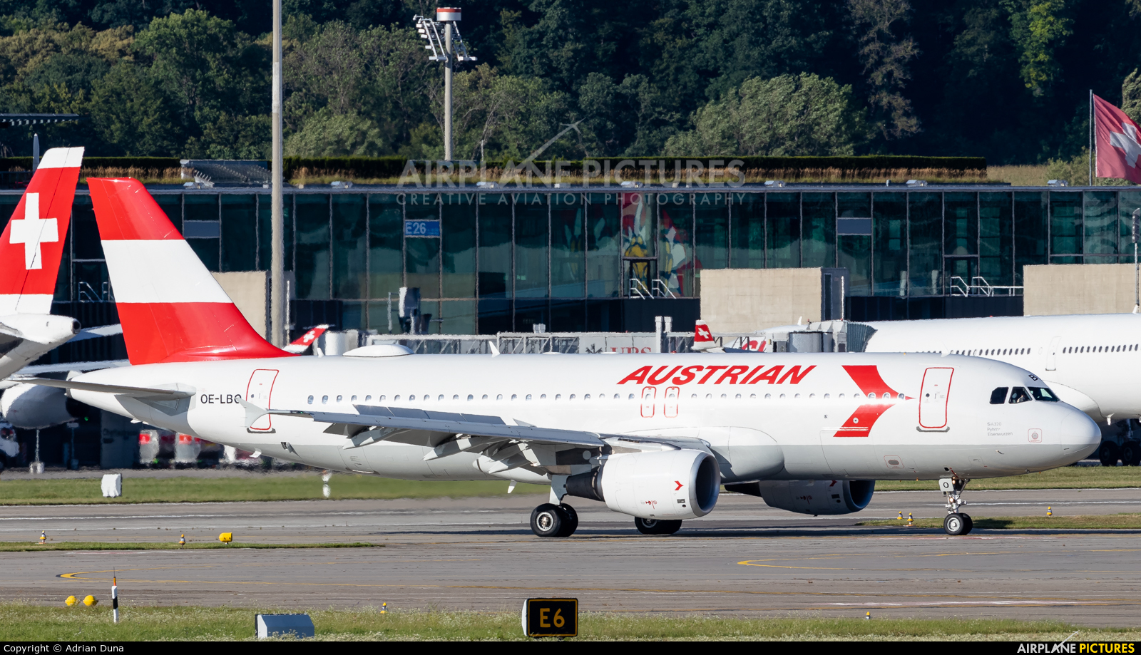 Austrian Airlines OE-LBO aircraft at Zurich