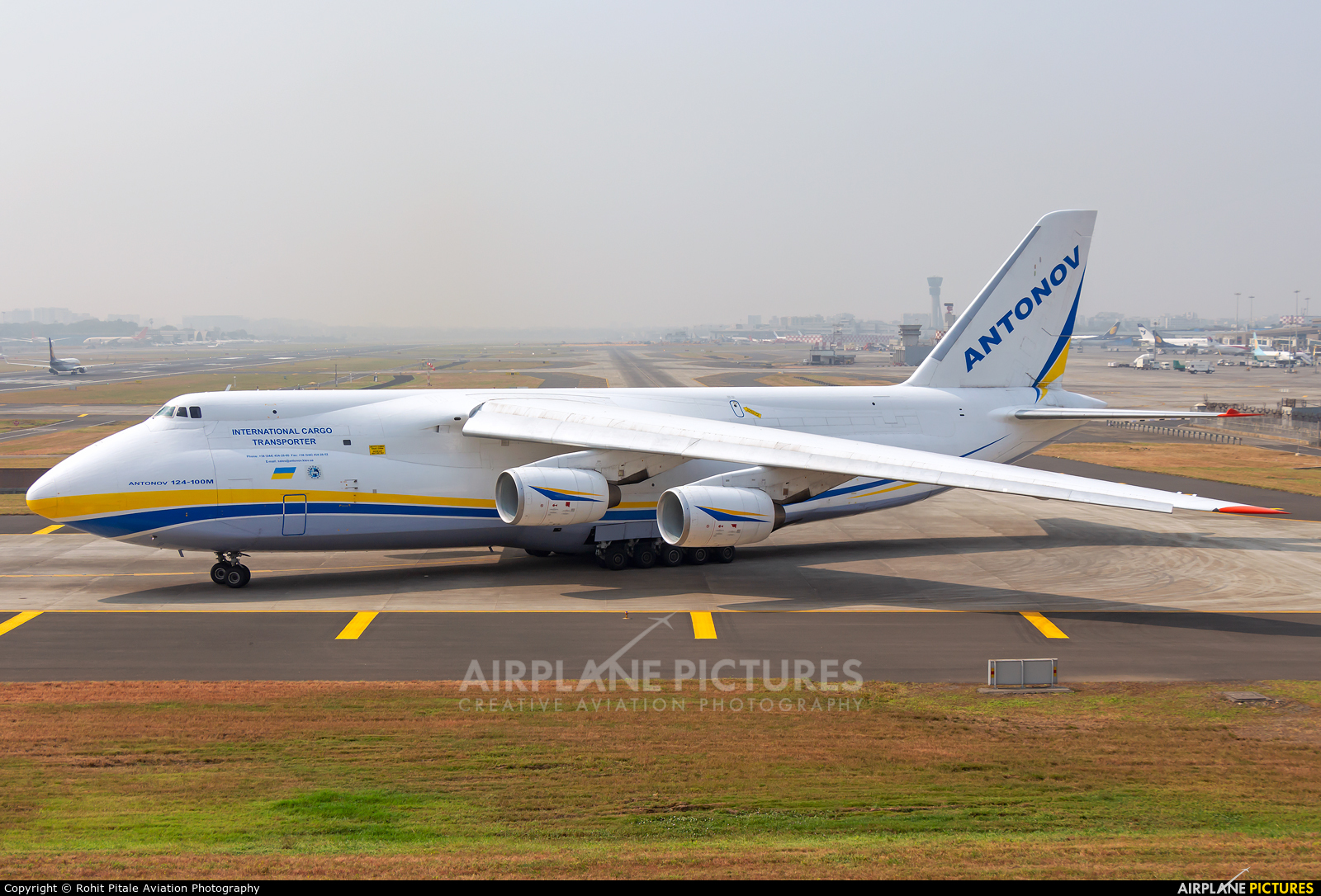 Antonov Airlines /  Design Bureau UR-82008 aircraft at Mumbai - Chhatrapati Shivaji Intl