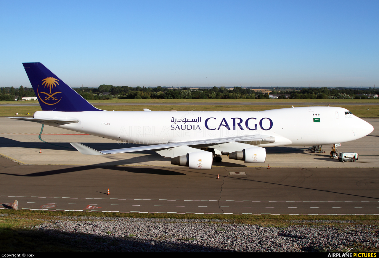 Saudi Arabian Cargo TF-AMB aircraft at Liège-Bierset