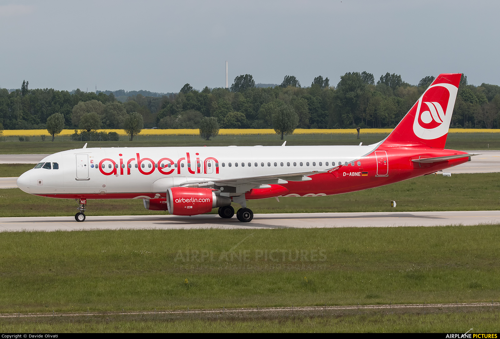 Air Berlin D-ABNE aircraft at Munich