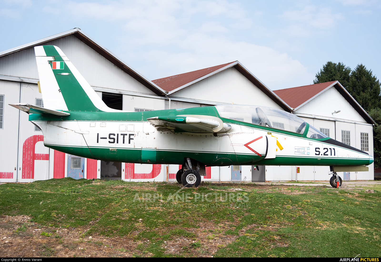 Private I-SITF aircraft at Milan - Malpensa