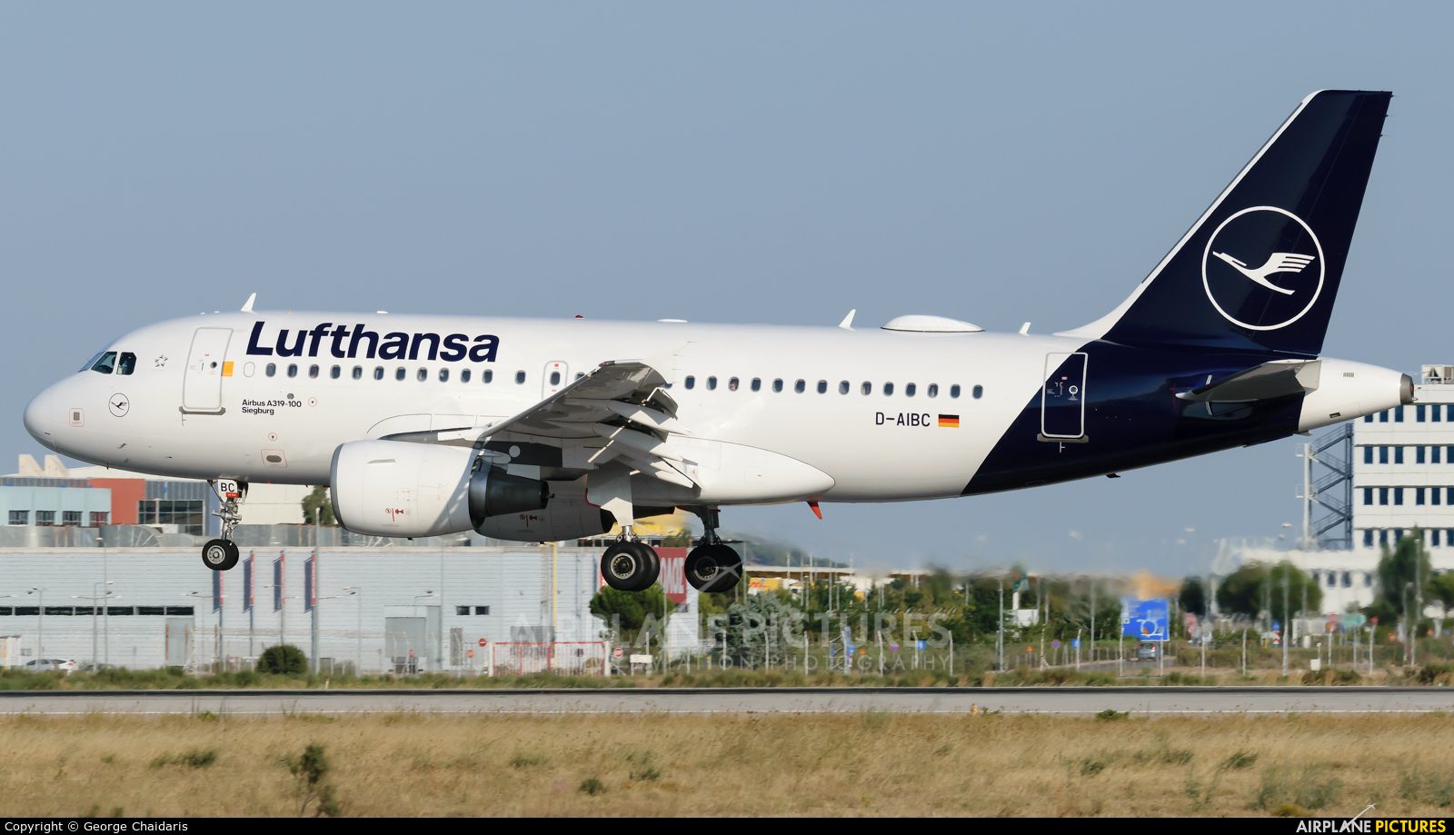 Lufthansa D-AIBC aircraft at Athens - Eleftherios Venizelos