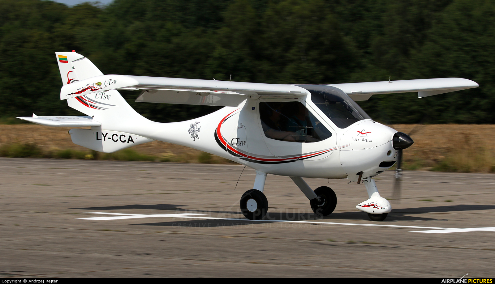 Private LY-CCA aircraft at Orneta