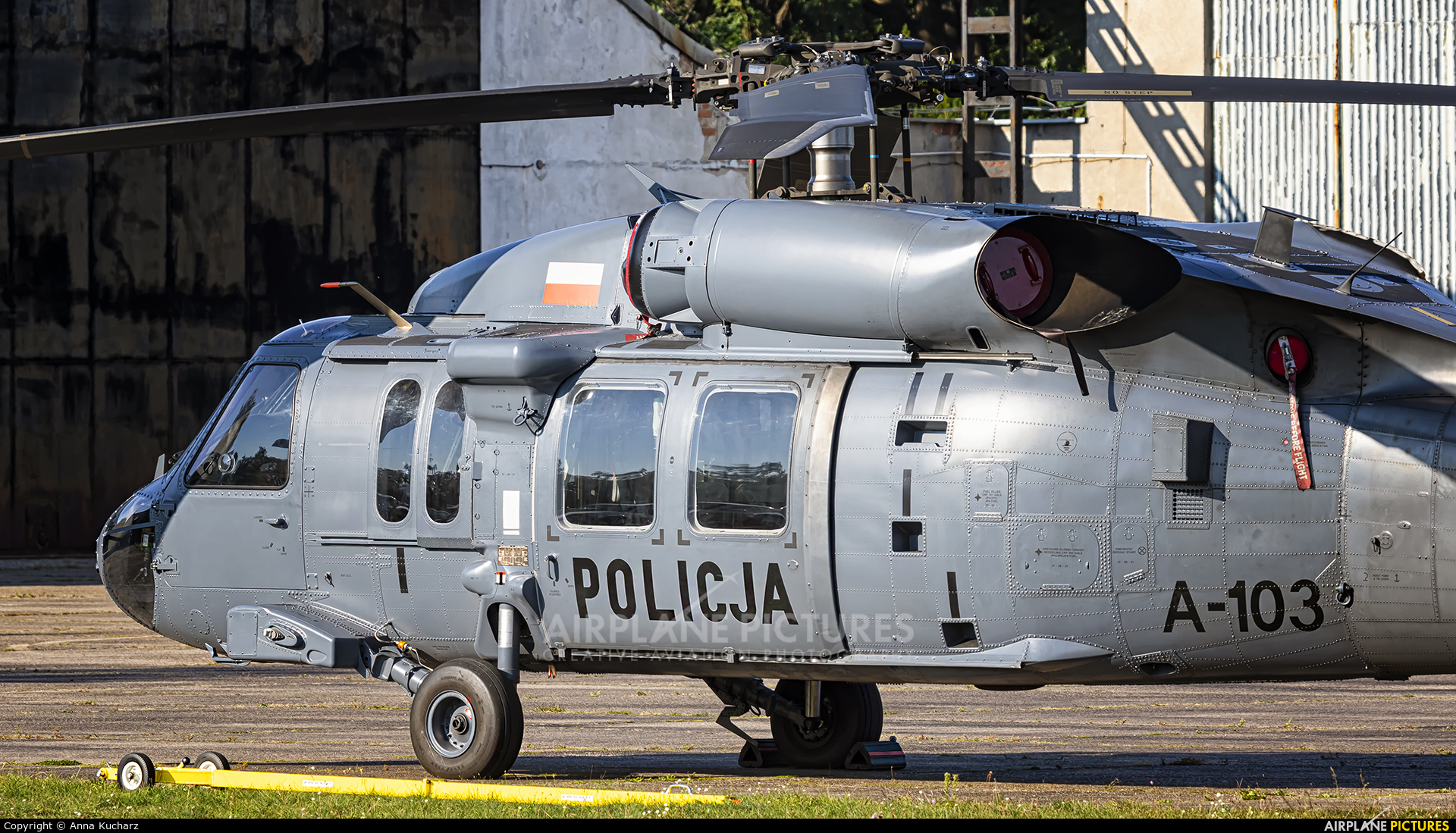 Poland - Police SN-72XP aircraft at Warsaw - Babice