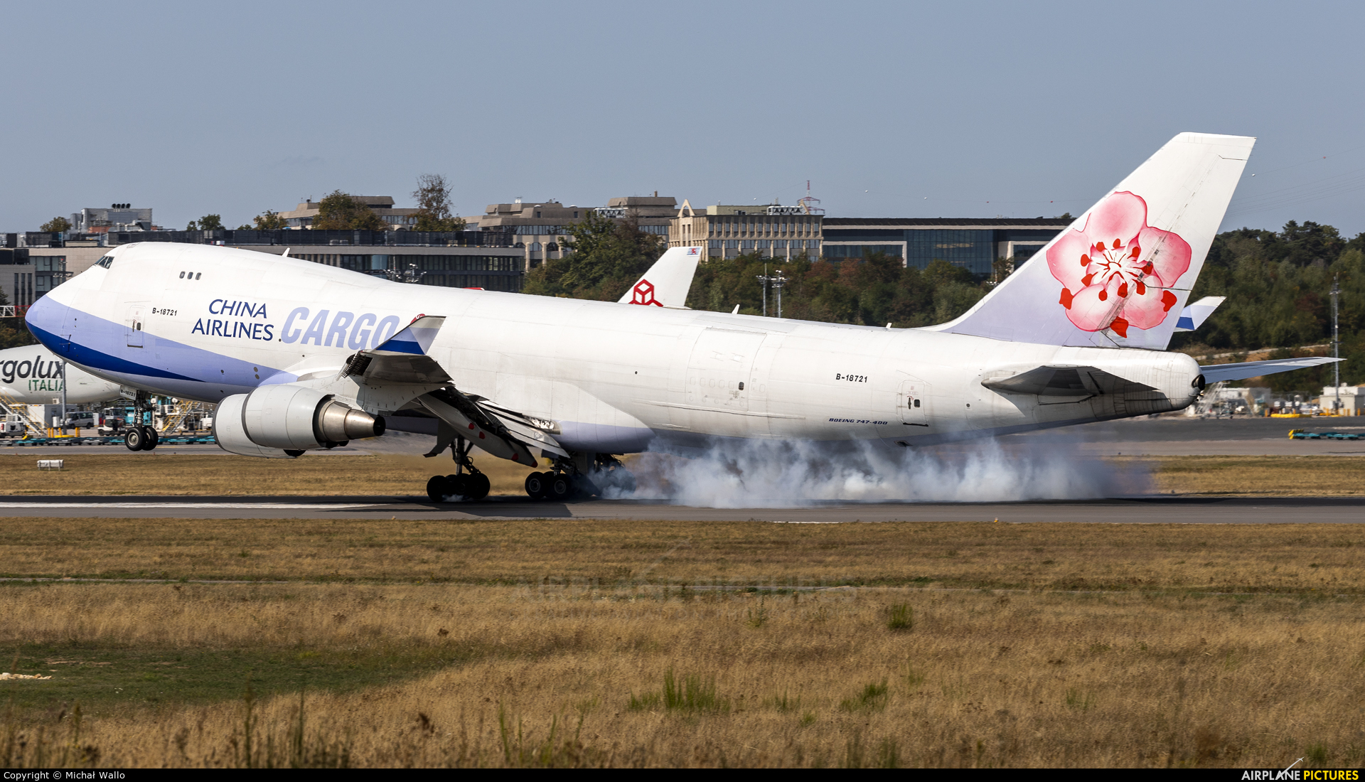 China Airlines Cargo B-18721 aircraft at Luxembourg - Findel