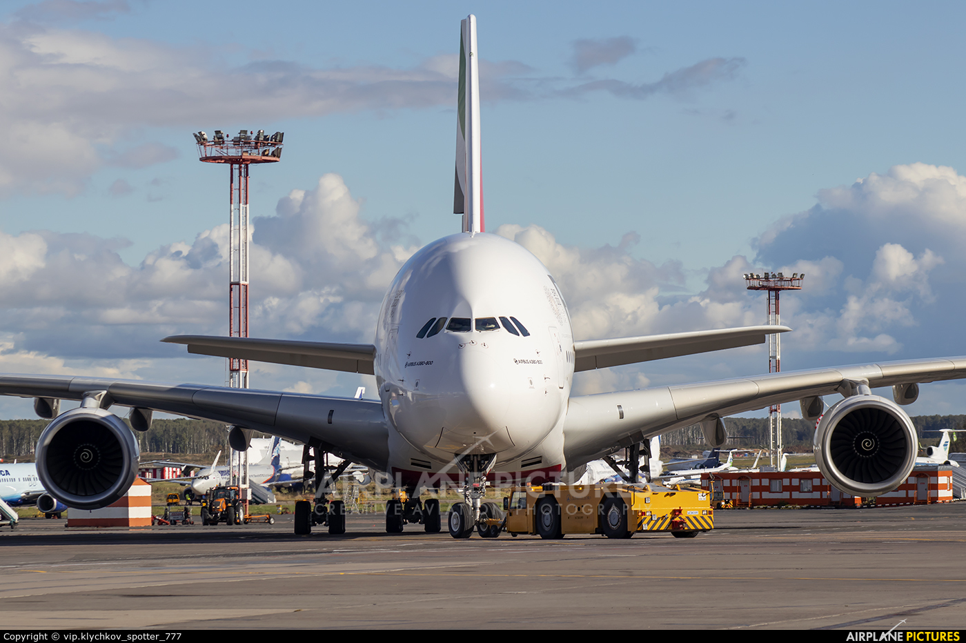 Emirates Airlines A6-EUR aircraft at Moscow - Domodedovo