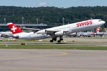 HB-JMB - Swiss Airbus A340-300