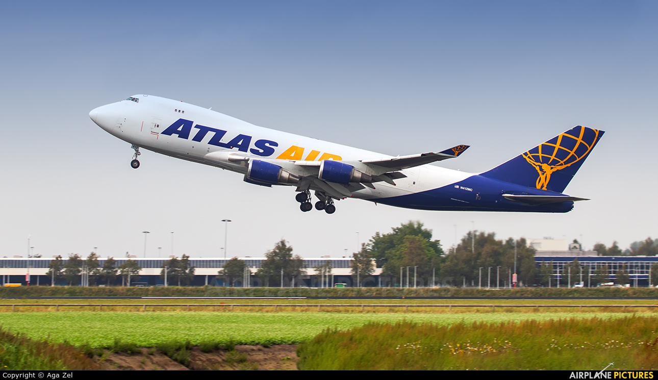 Atlas Air N412MC aircraft at Amsterdam - Schiphol
