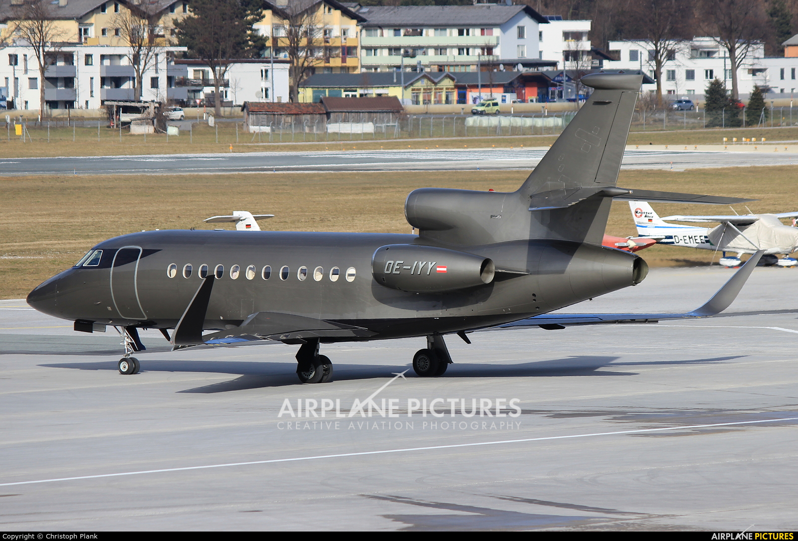 Salzburg Jet Aviation OE-IYY aircraft at Innsbruck