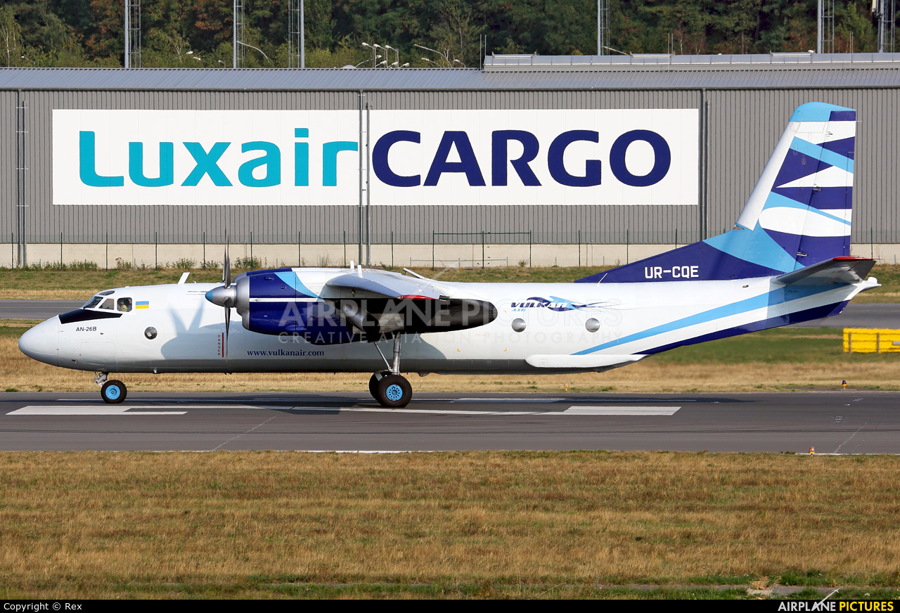 Vulkan Air UR-CQE aircraft at Luxembourg - Findel