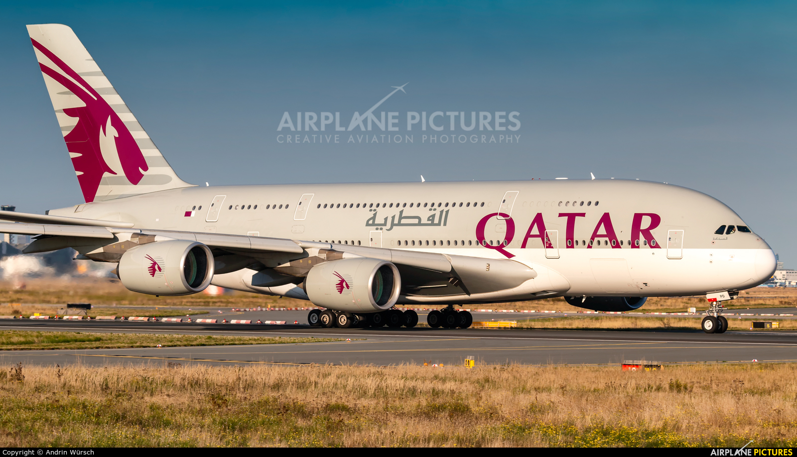 Qatar Airways A7-APD aircraft at Frankfurt