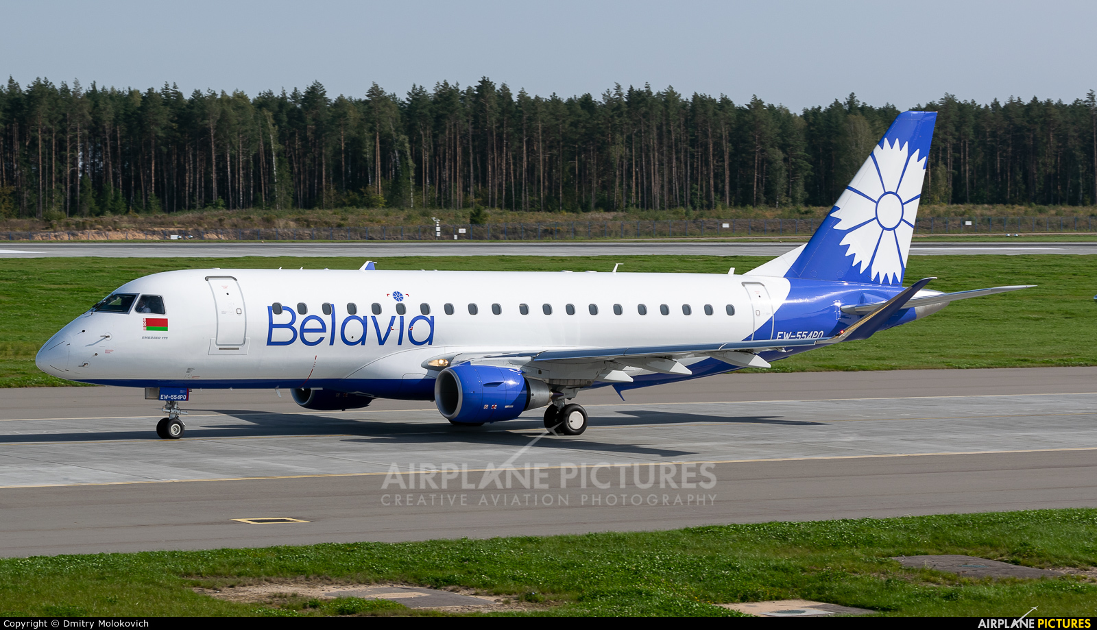 Belavia EW-554PO aircraft at Minsk Intl