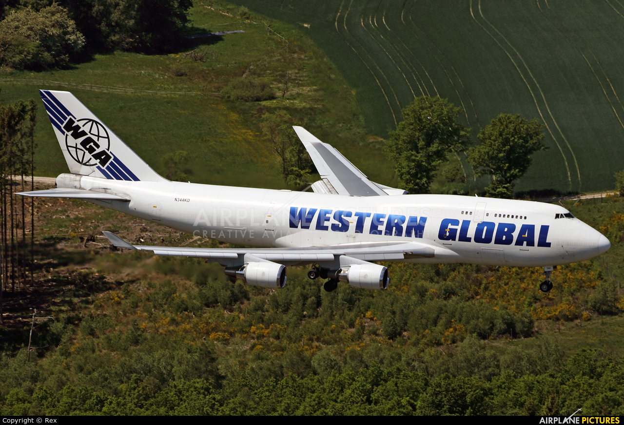 Western Global Airlines N344KD aircraft at Frankfurt - Hahn