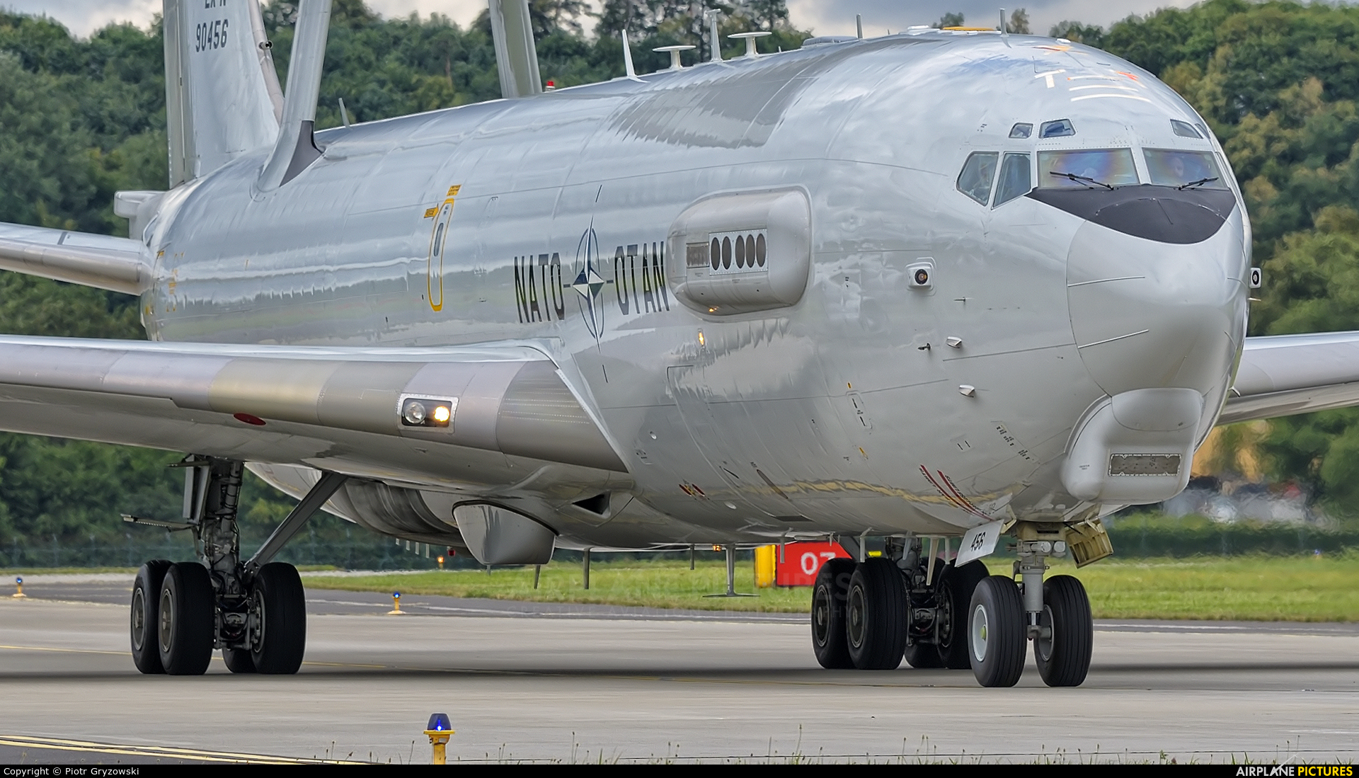 NATO LX-N90456 aircraft at Kraków - John Paul II Intl