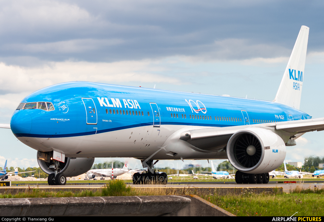 KLM PH-BQF aircraft at Amsterdam - Schiphol