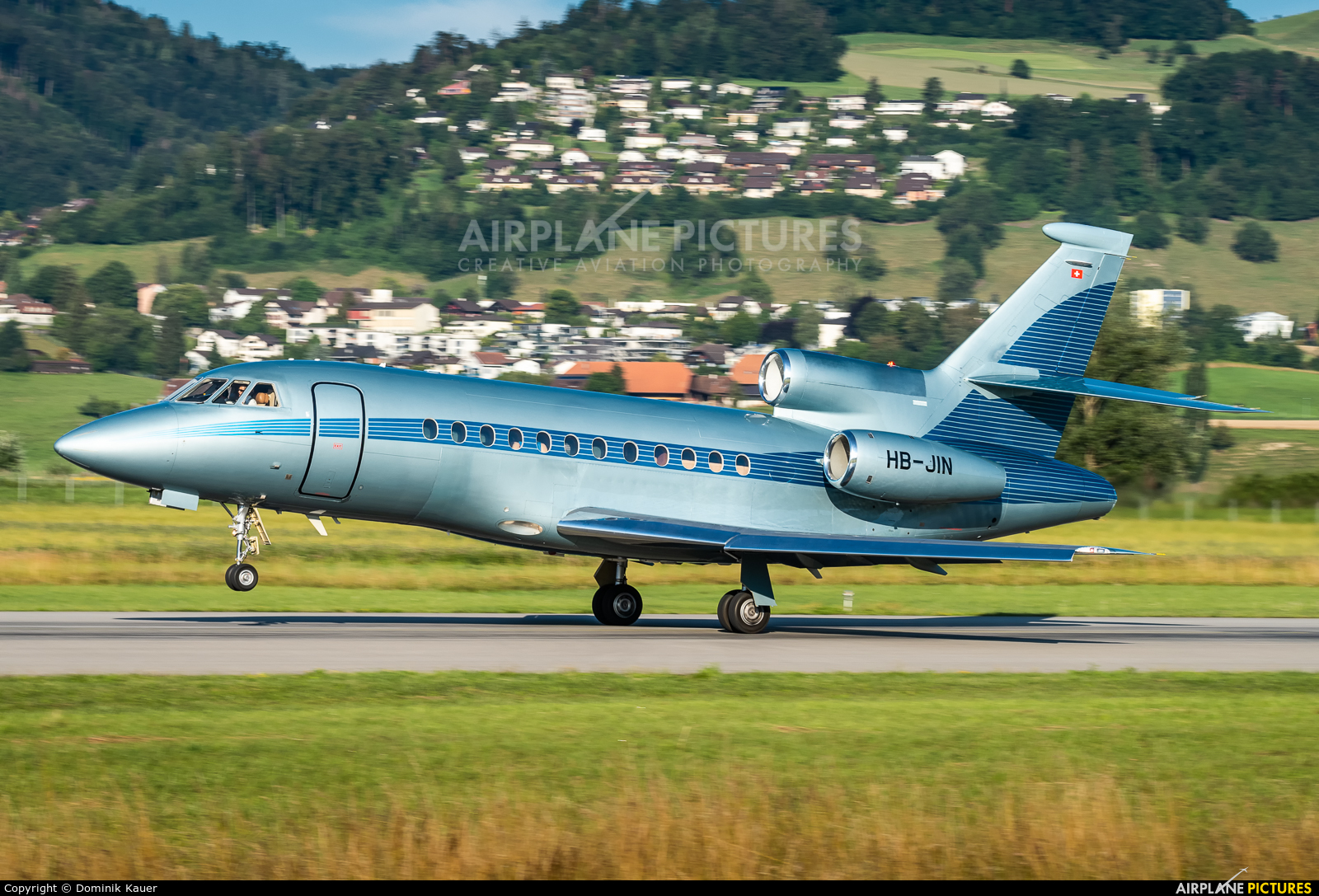 Jet Aviation Business Jets HB-JIN aircraft at Bern - Belp