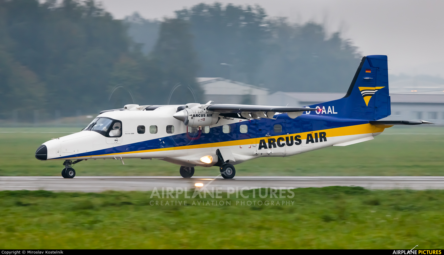 Arcus Air D-CAAL aircraft at Ostrava Mošnov