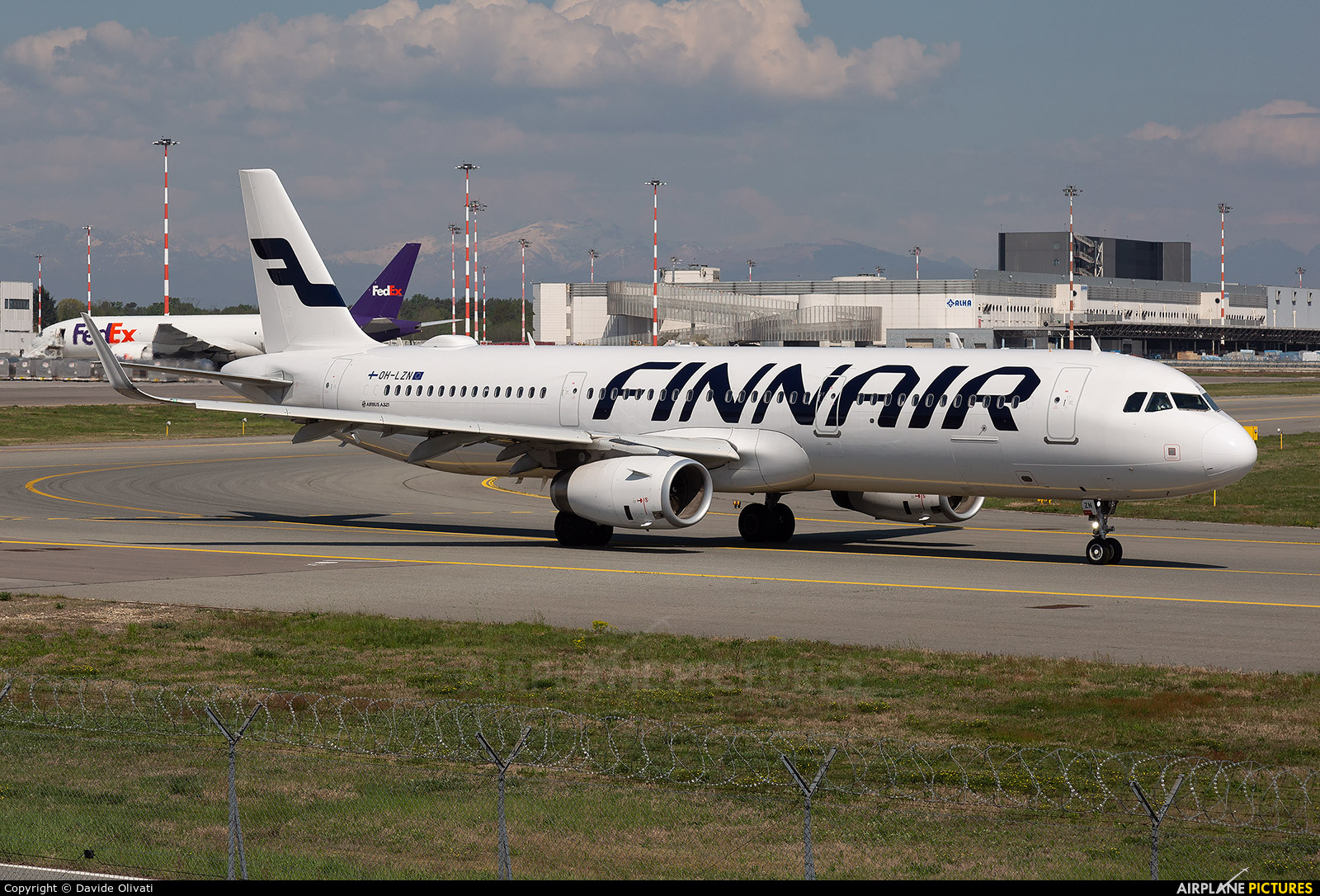 Finnair OH-LZN aircraft at Milan - Malpensa