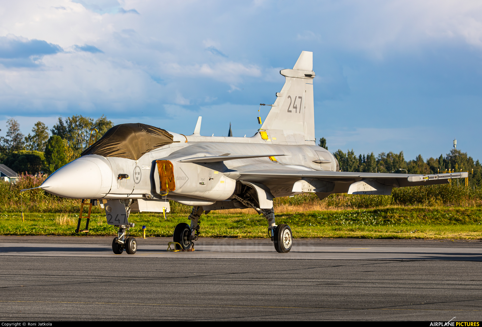 Sweden - Air Force 247 aircraft at Kauhava
