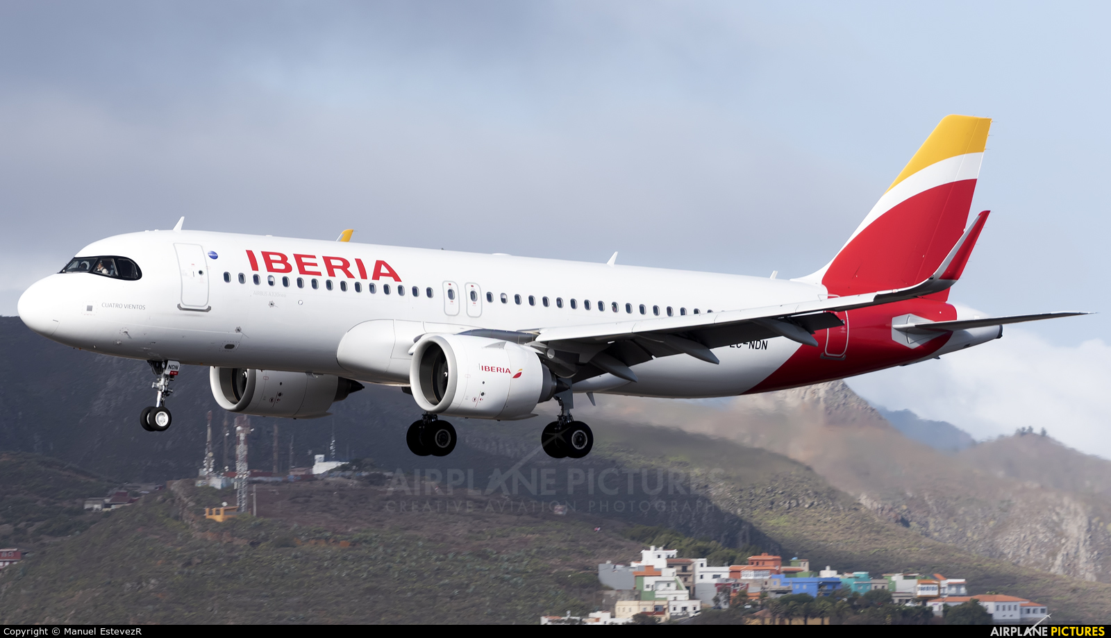 Iberia EC-NDN aircraft at Tenerife Norte - Los Rodeos