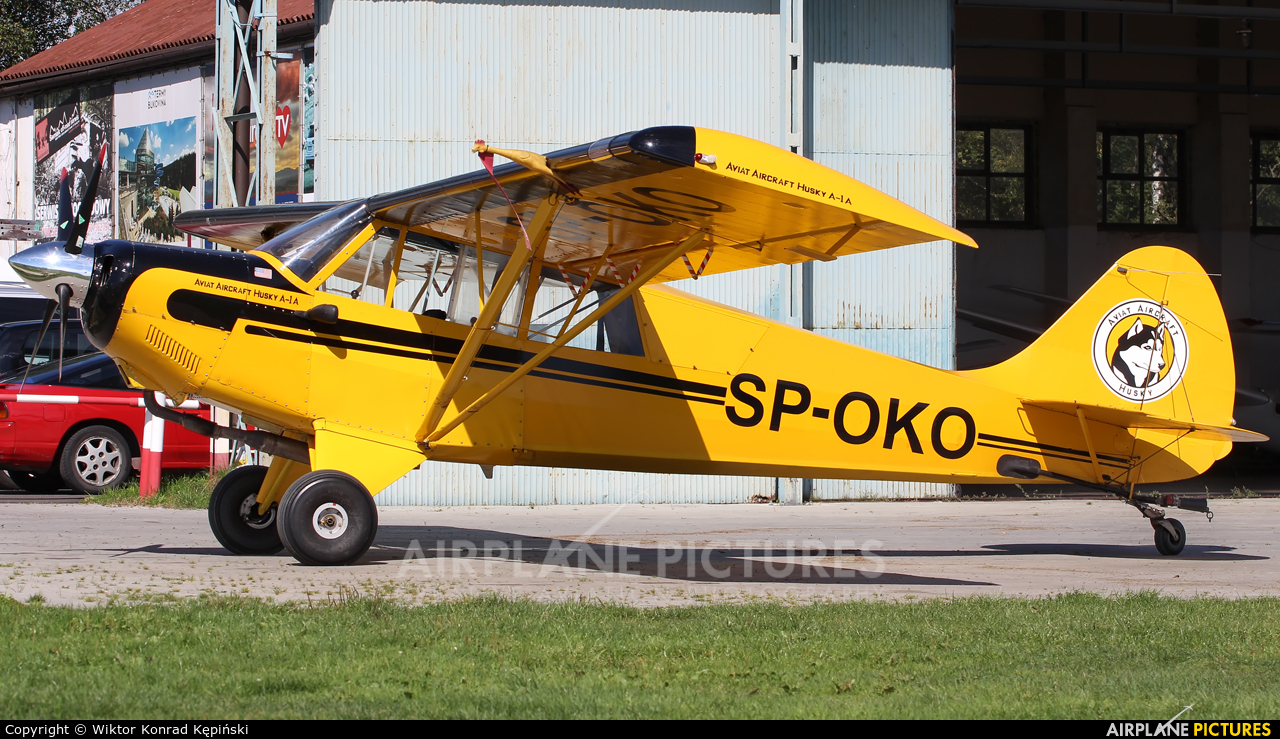 Private SP-OKO aircraft at Nowy Targ Airport