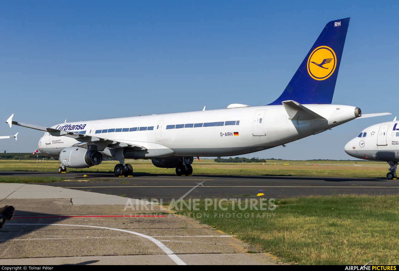 Lufthansa D-AIRH aircraft at Budapest Ferenc Liszt International Airport