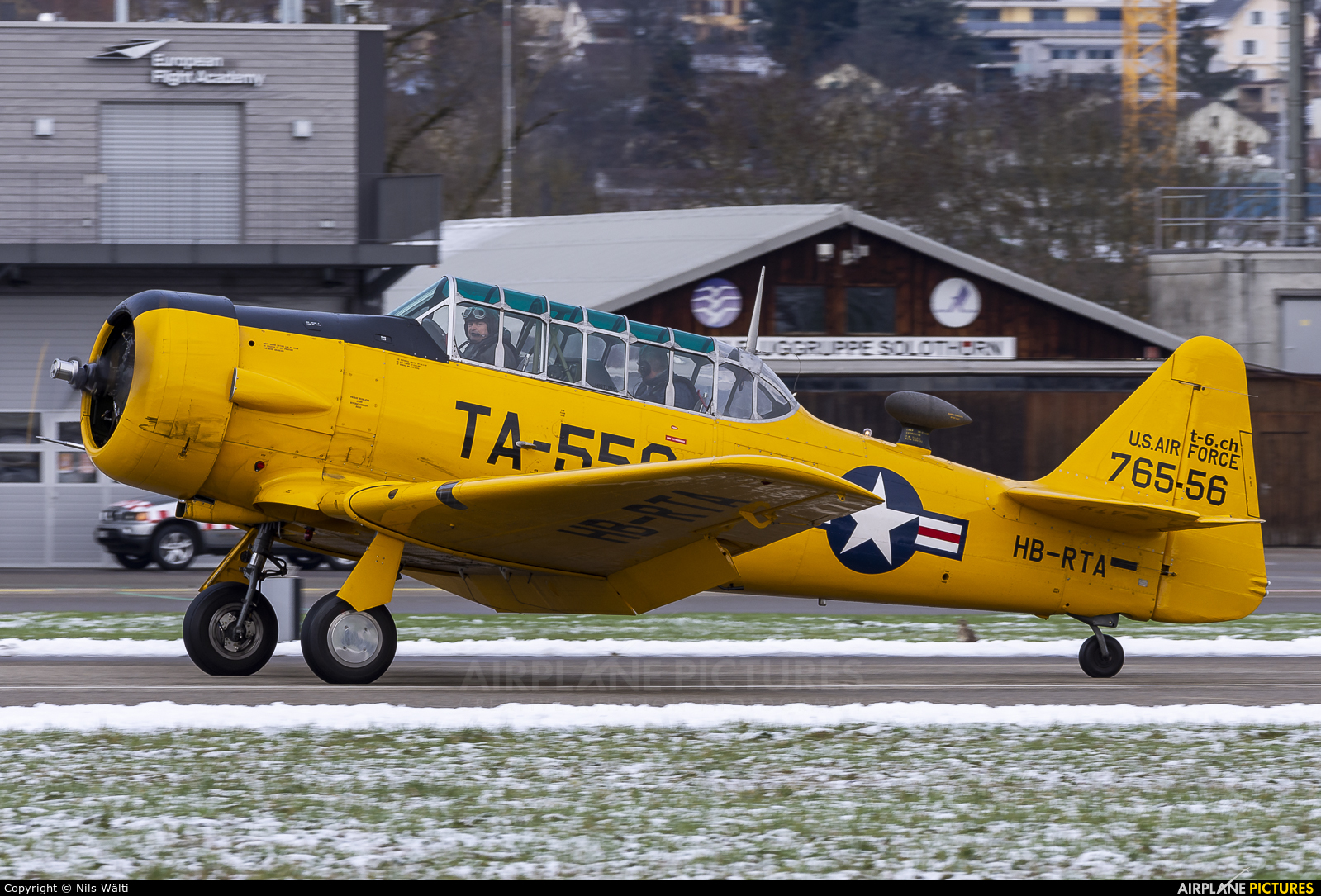 Private HB-RTA aircraft at Grenchen
