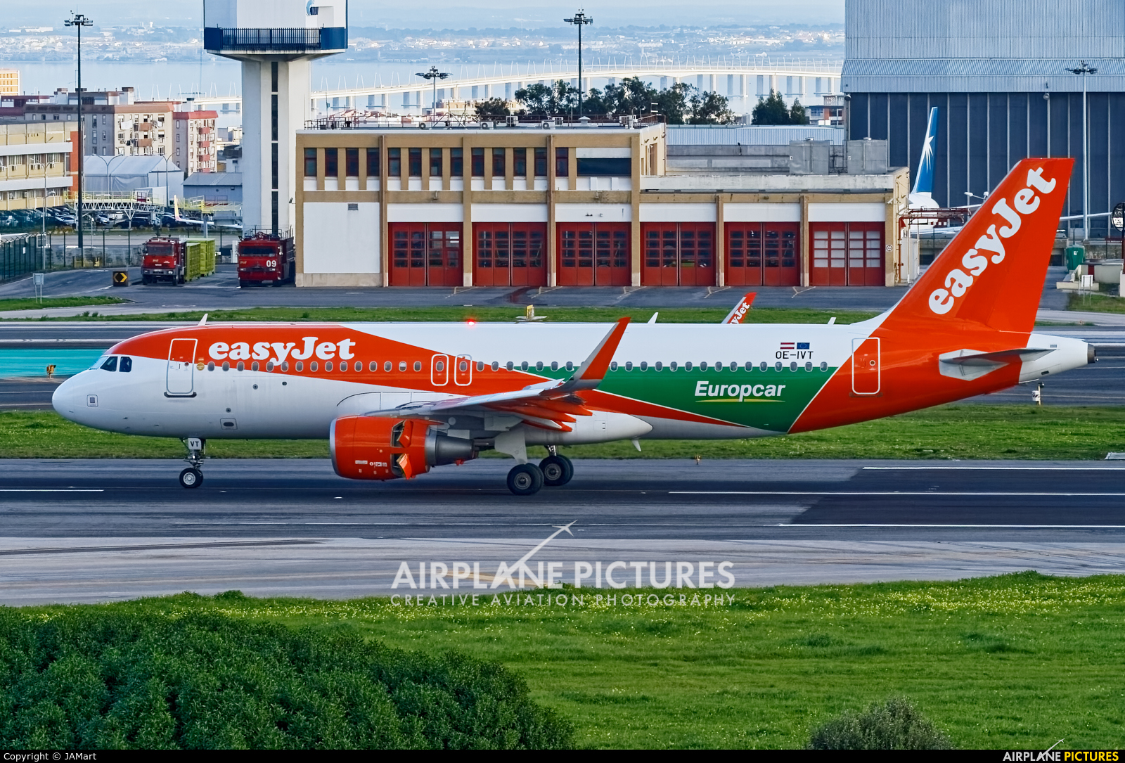 easyJet Europe OE-IVT aircraft at Lisbon