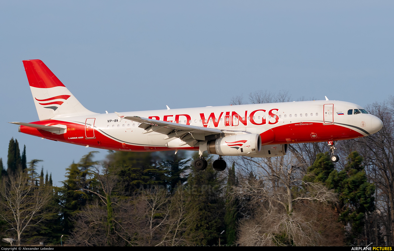 Red Wings VP-BWY aircraft at Sochi Intl