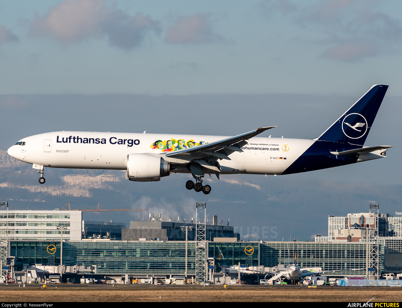 Lufthansa Cargo D-ALFI aircraft at Frankfurt