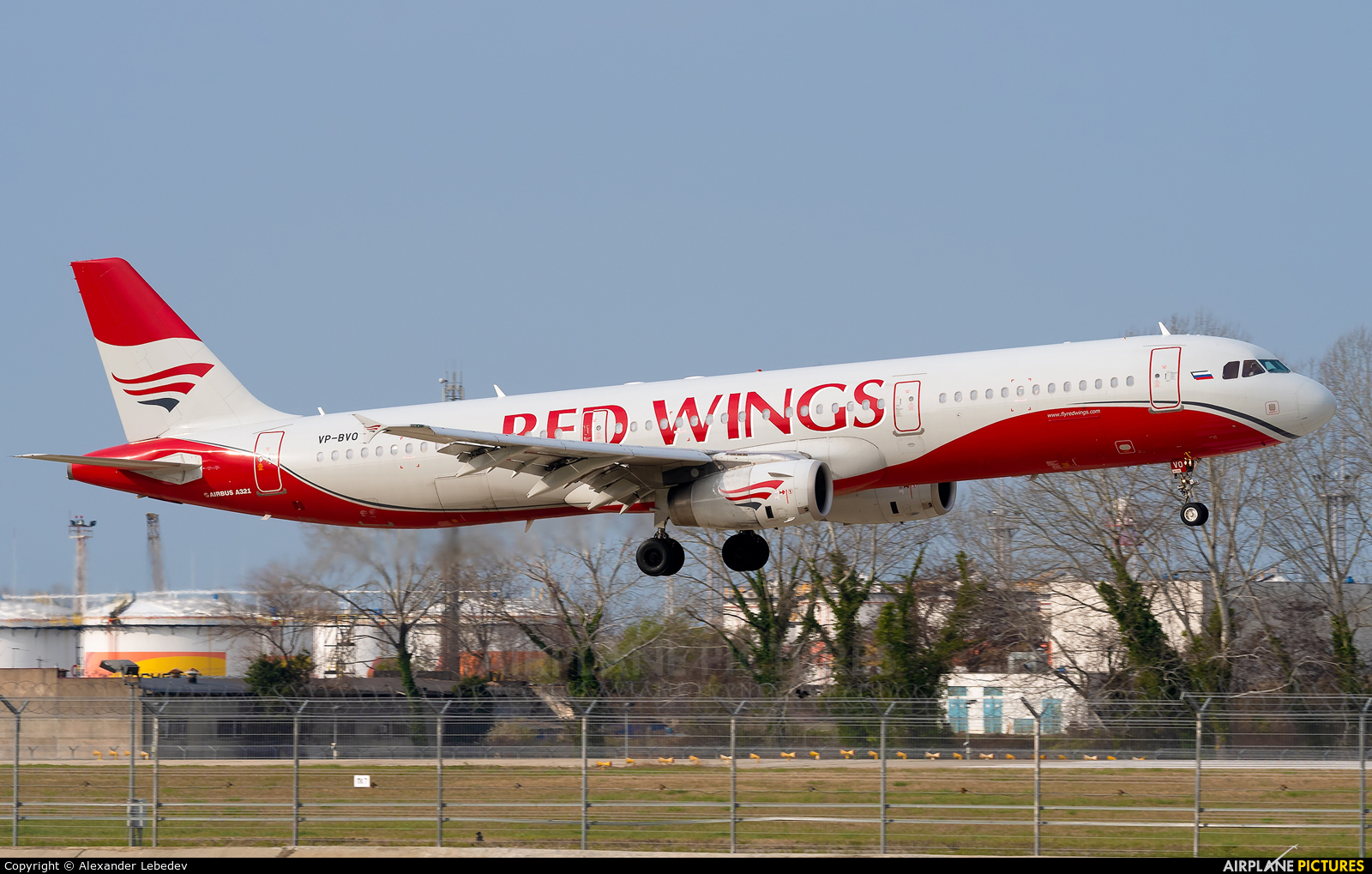 Red Wings VP-BVO aircraft at Sochi Intl