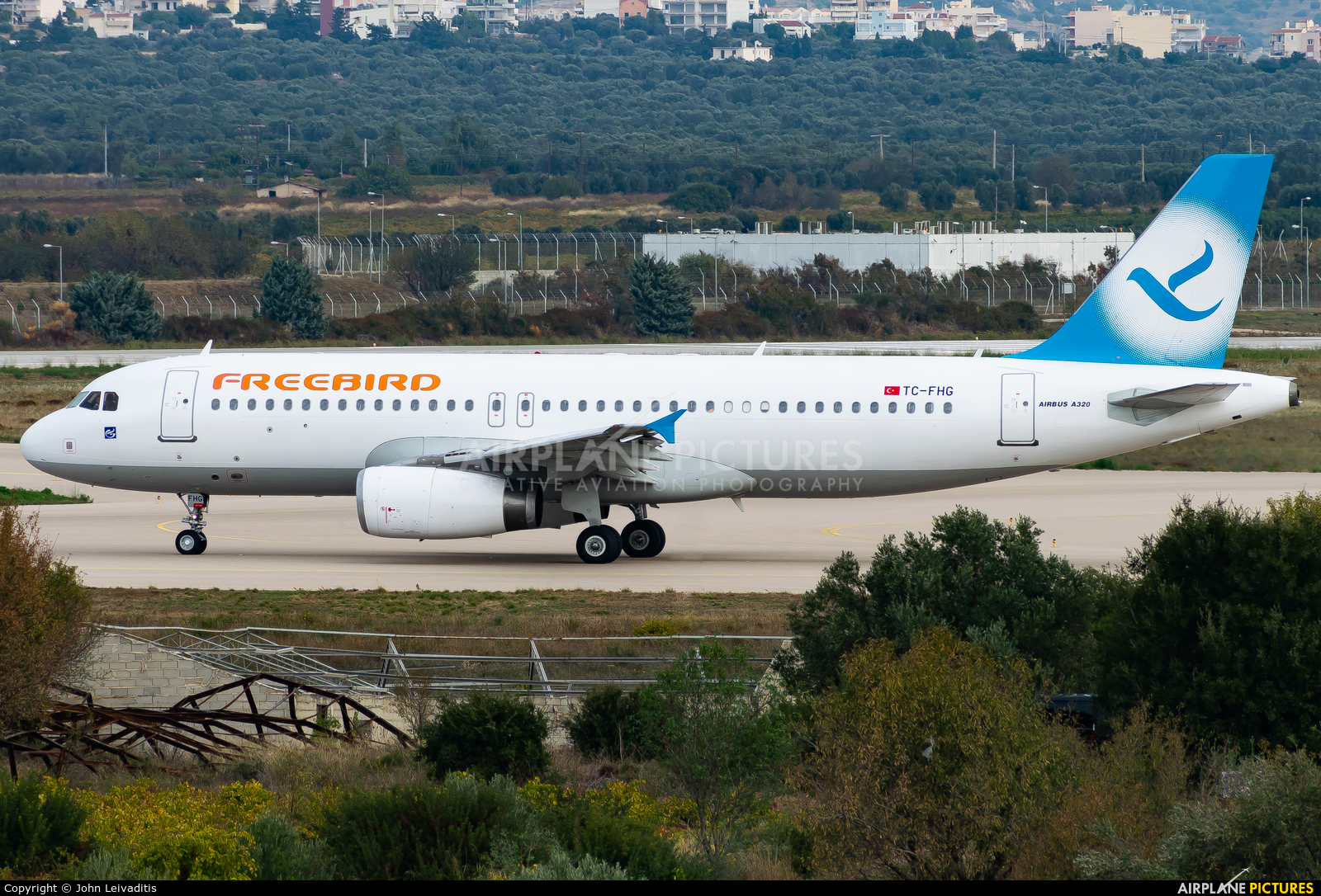 FreeBird Airlines TC-FHG aircraft at Athens - Eleftherios Venizelos