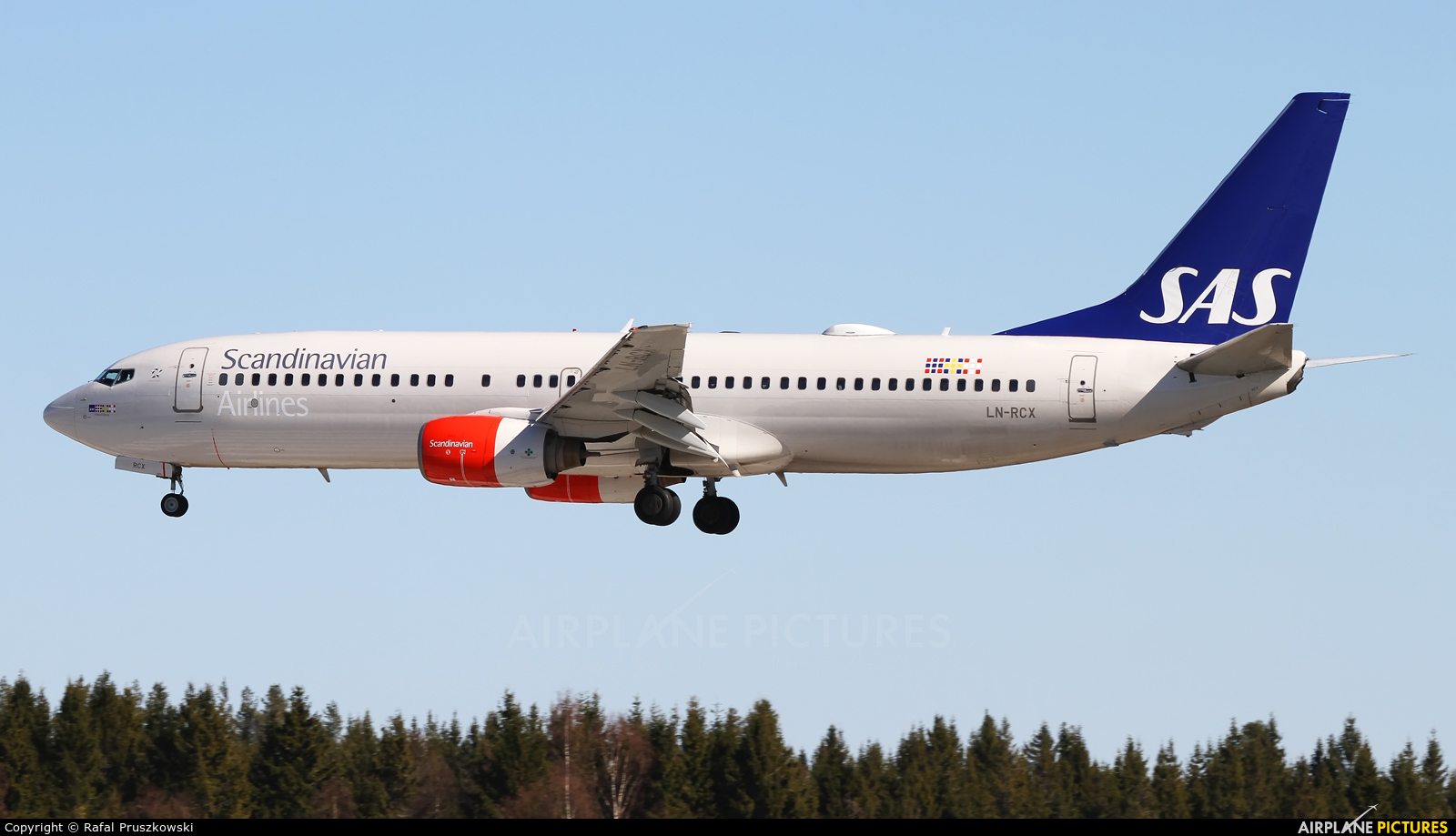 SAS - Scandinavian Airlines LN-RCX aircraft at Oslo - Gardermoen