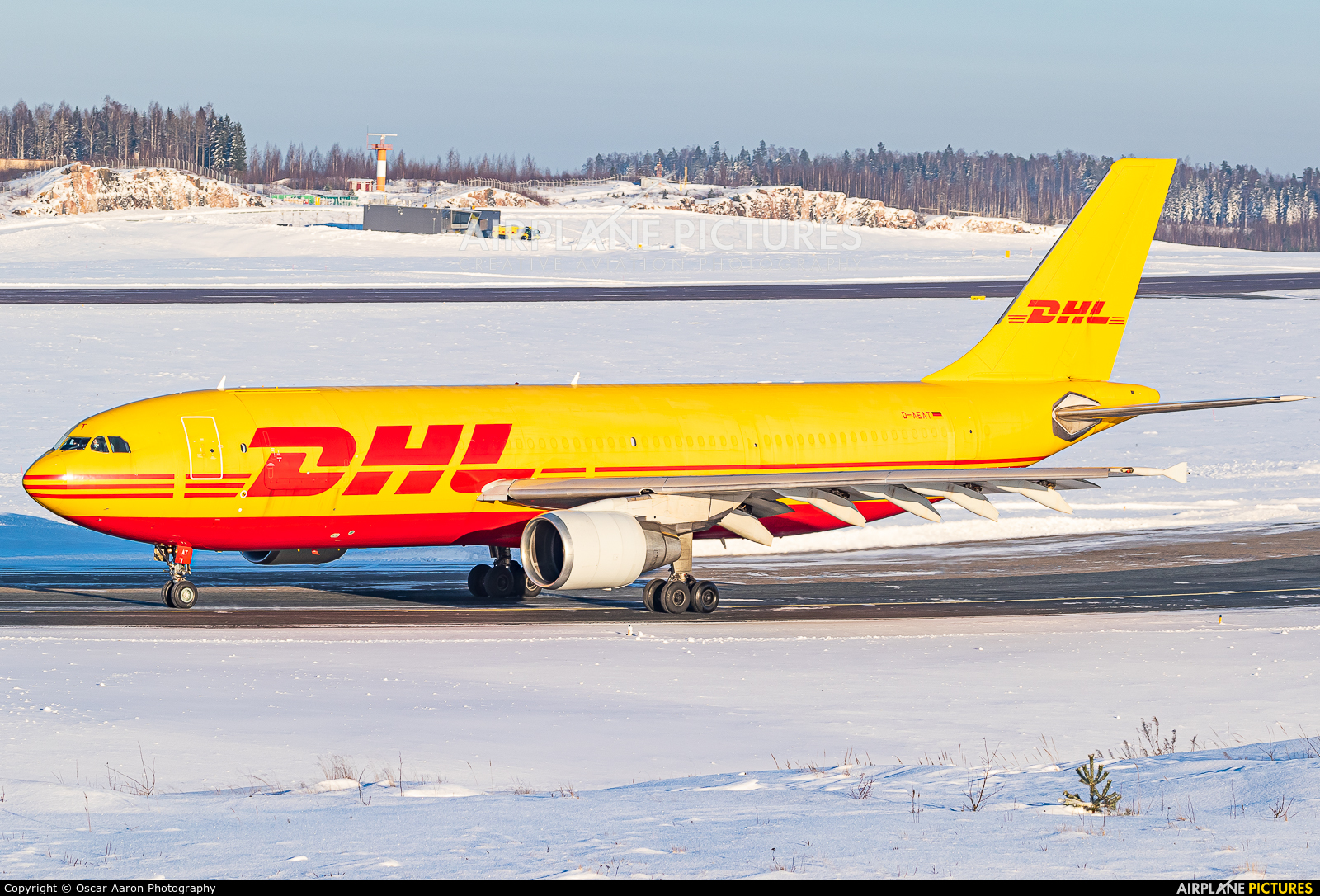 DHL Cargo D-AEAT aircraft at Helsinki - Vantaa