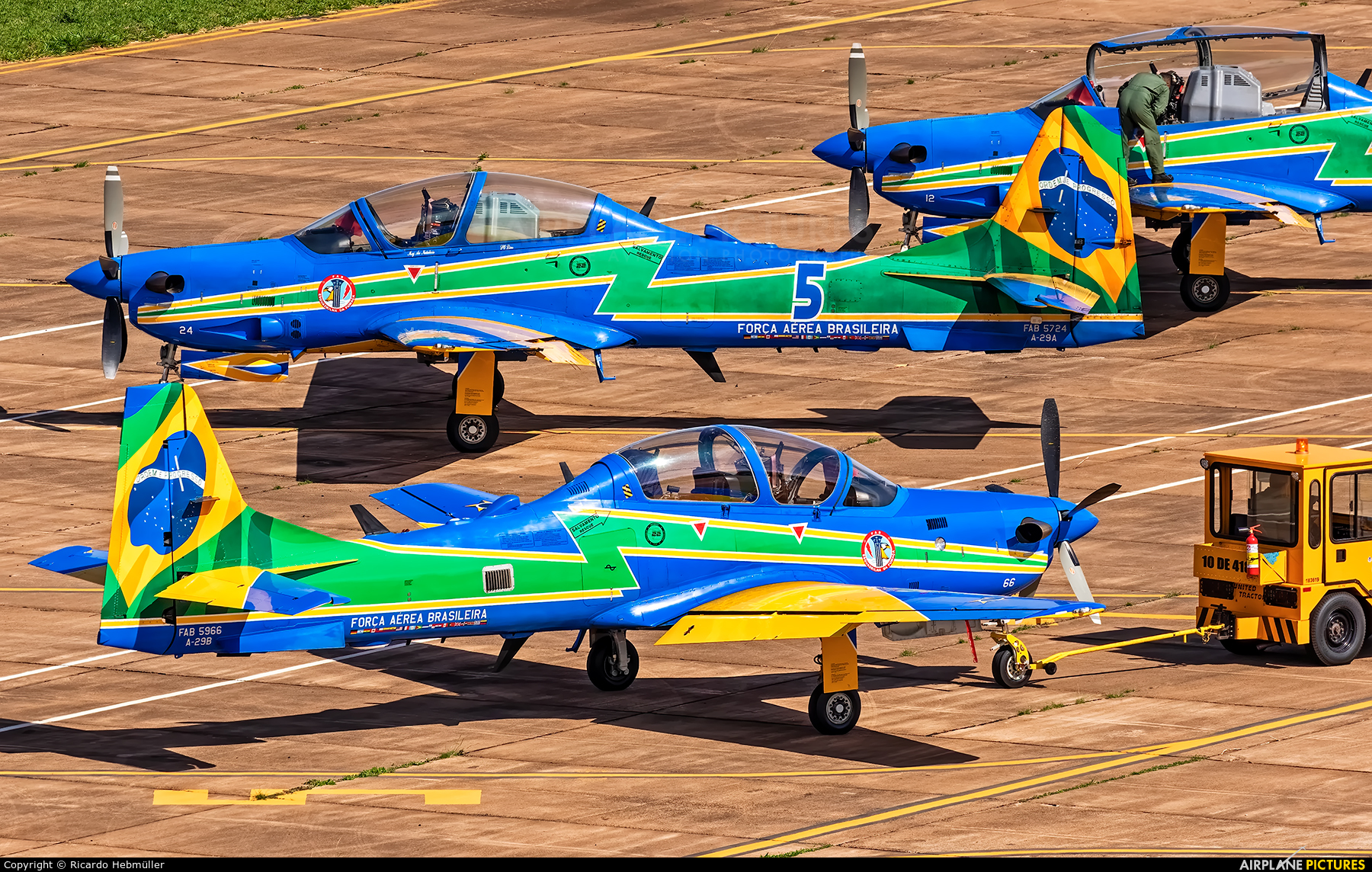 Brazil - Air Force "Esquadrilha da Fumaça" 5966 aircraft at Pirassununga (Campo Fontenelle)