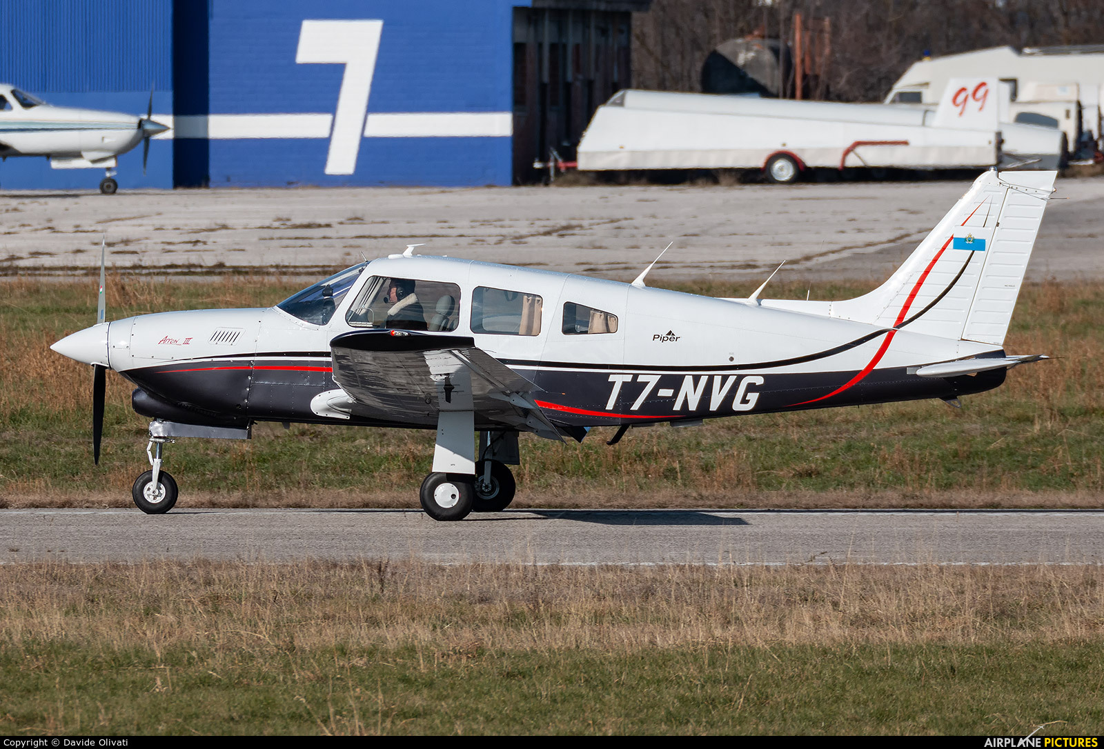 Private T7-NVG aircraft at Verona - Boscomantico