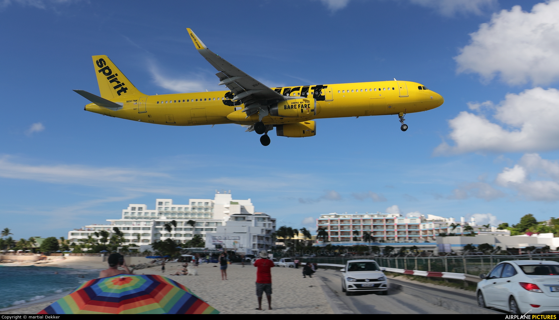 Spirit Airlines N667NK aircraft at Sint Maarten - Princess Juliana Intl