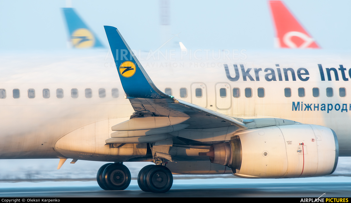 Ukraine International Airlines UR-PSO aircraft at Kyiv - Borispol