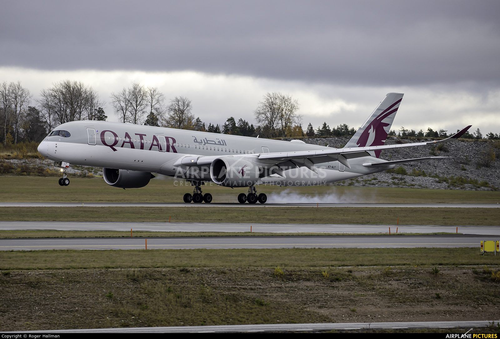 Qatar Airways A7-ALT aircraft at Stockholm - Arlanda
