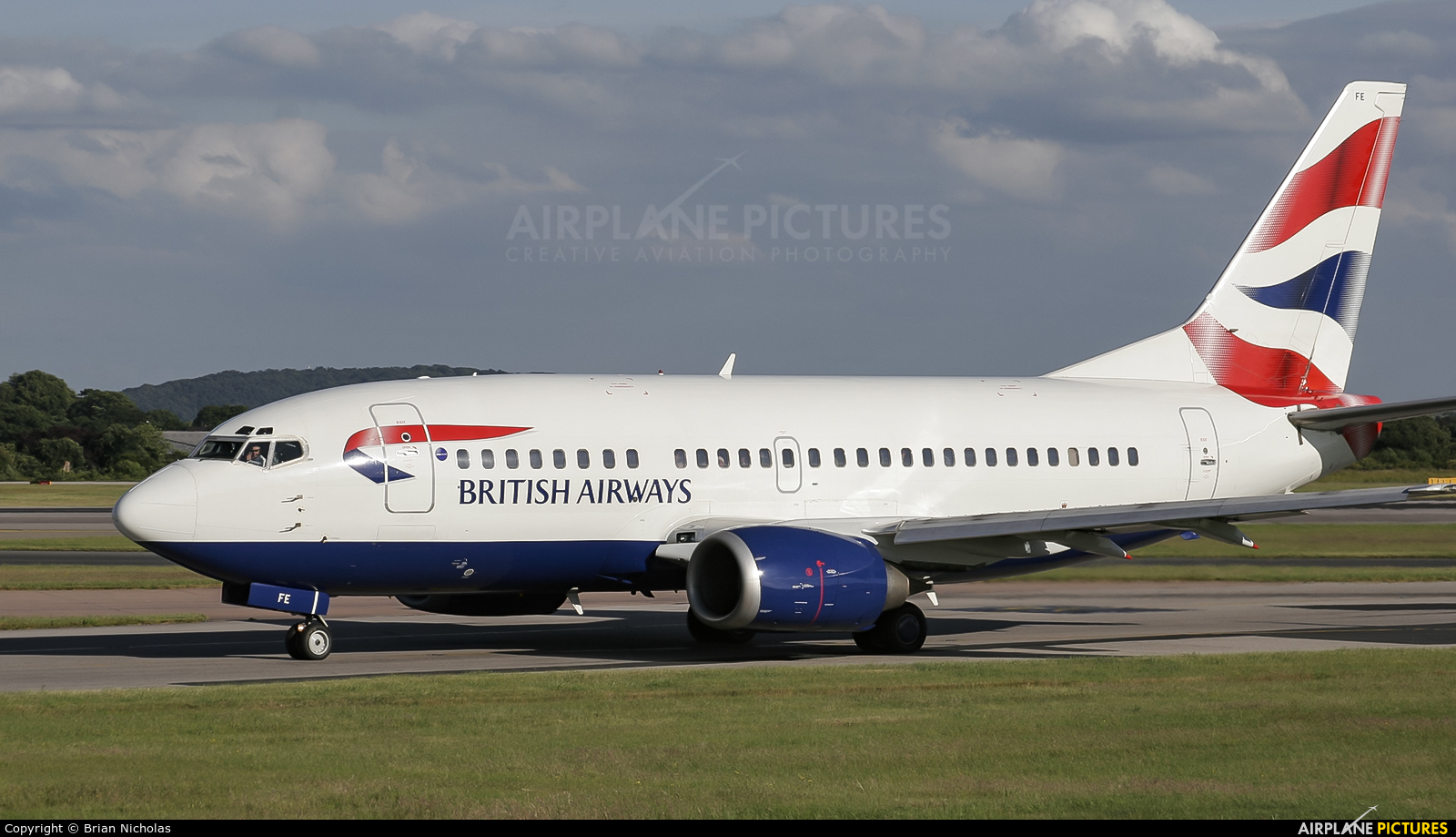 British Airways G-GFFE aircraft at Manchester