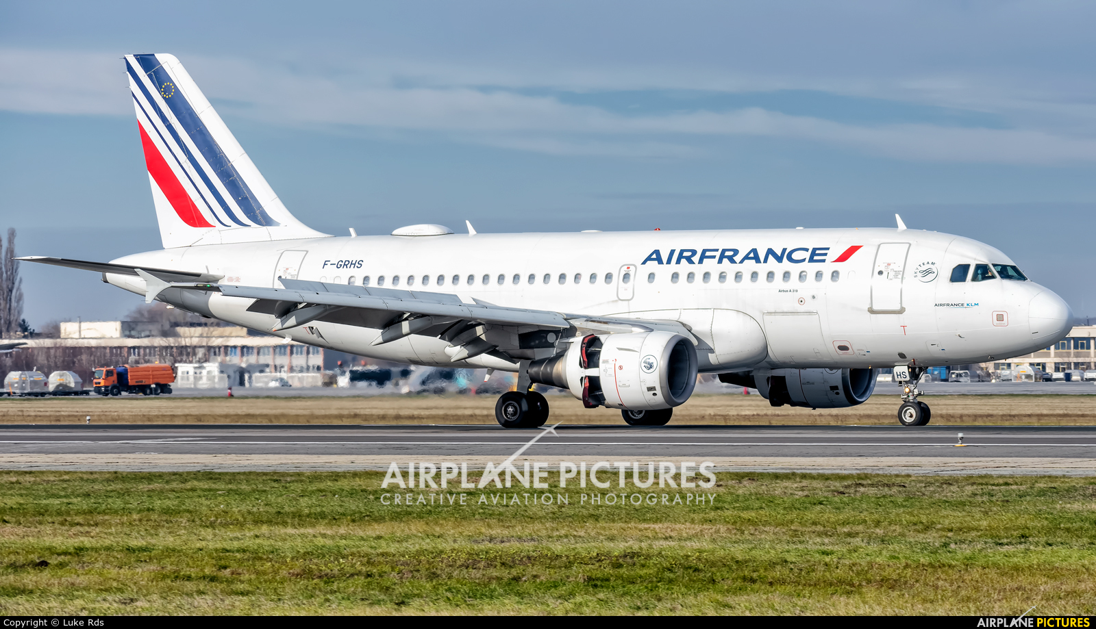 Air France F-GRHS aircraft at Bucharest - Henri Coandă