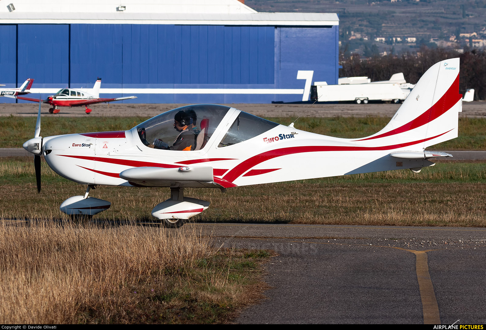 Private I-A884 aircraft at Verona - Boscomantico