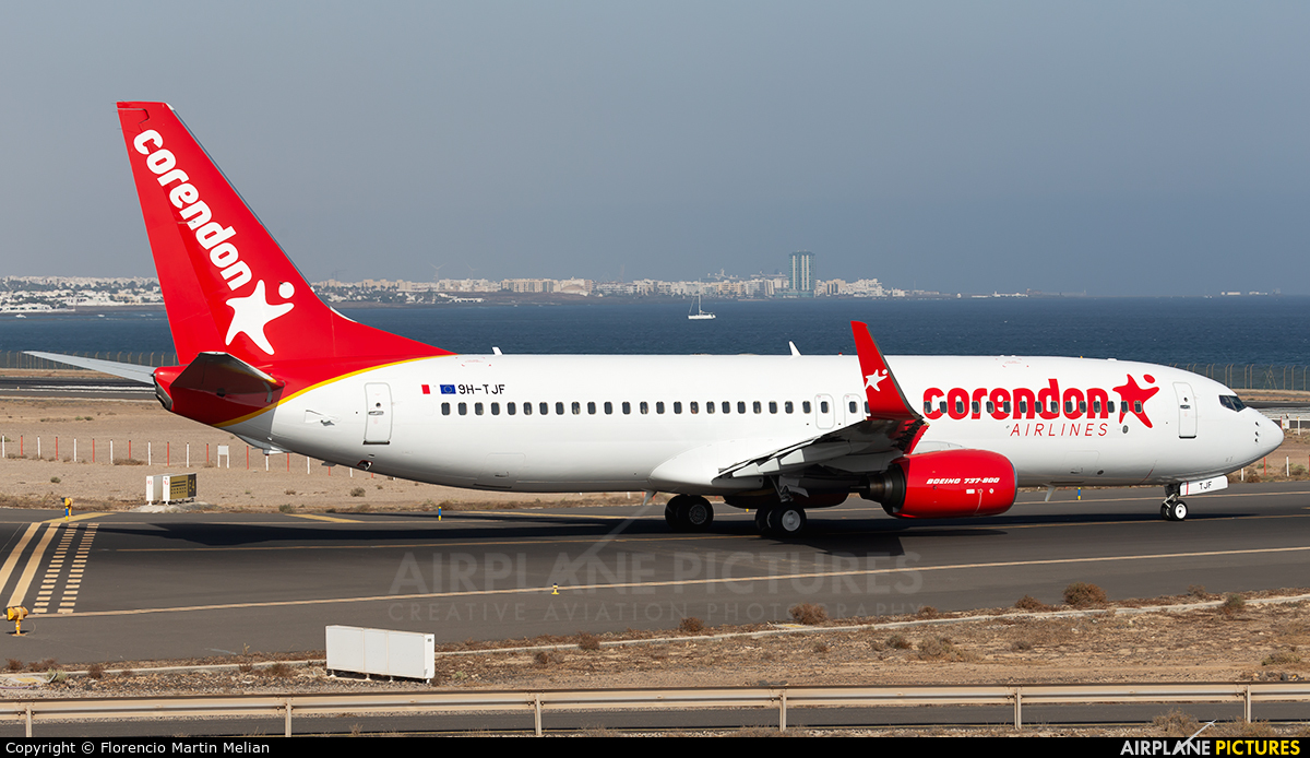 Corendon Airlines 9H-TJF aircraft at Lanzarote - Arrecife