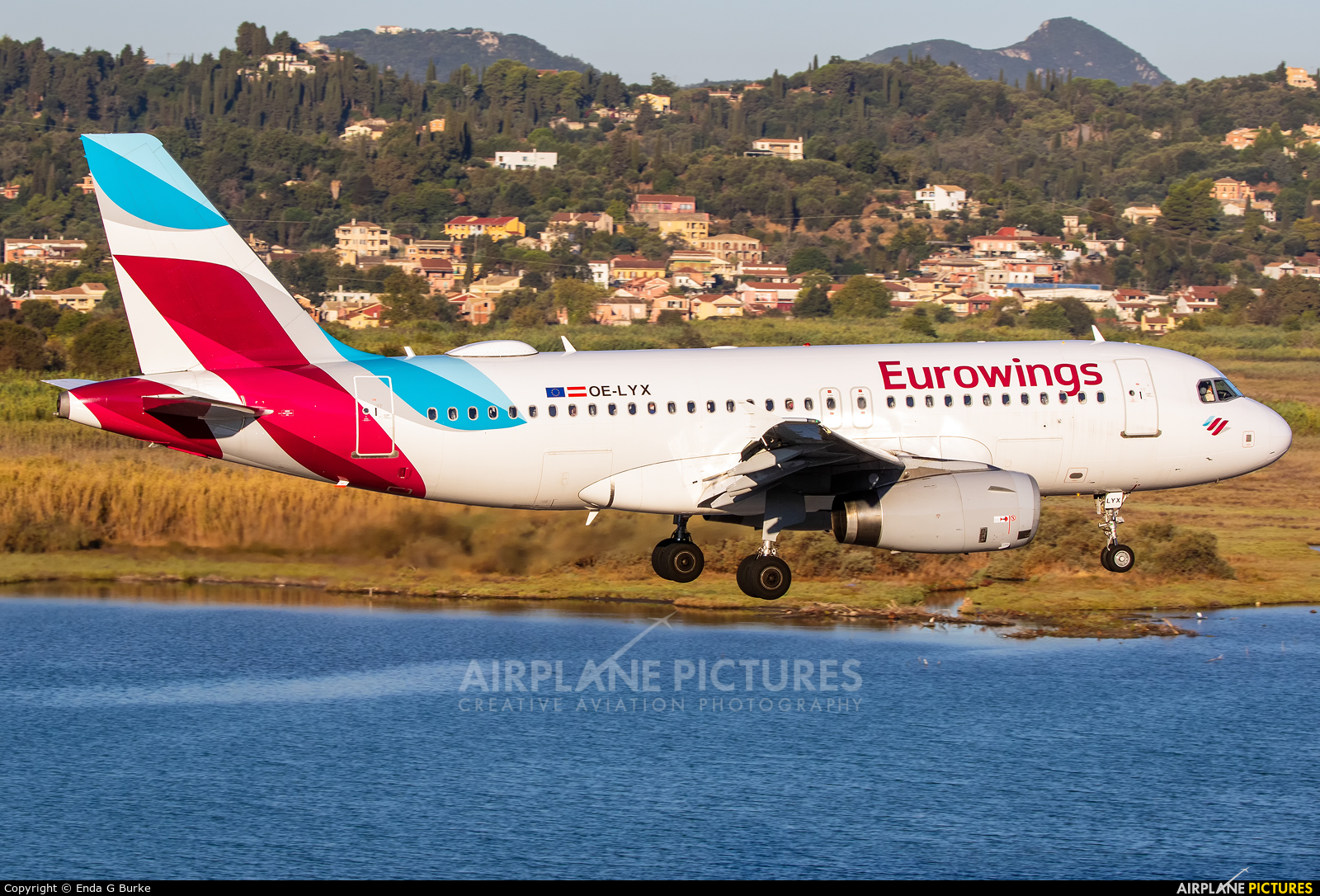 Eurowings Europe OE-LYX aircraft at Corfu - Ioannis Kapodistrias