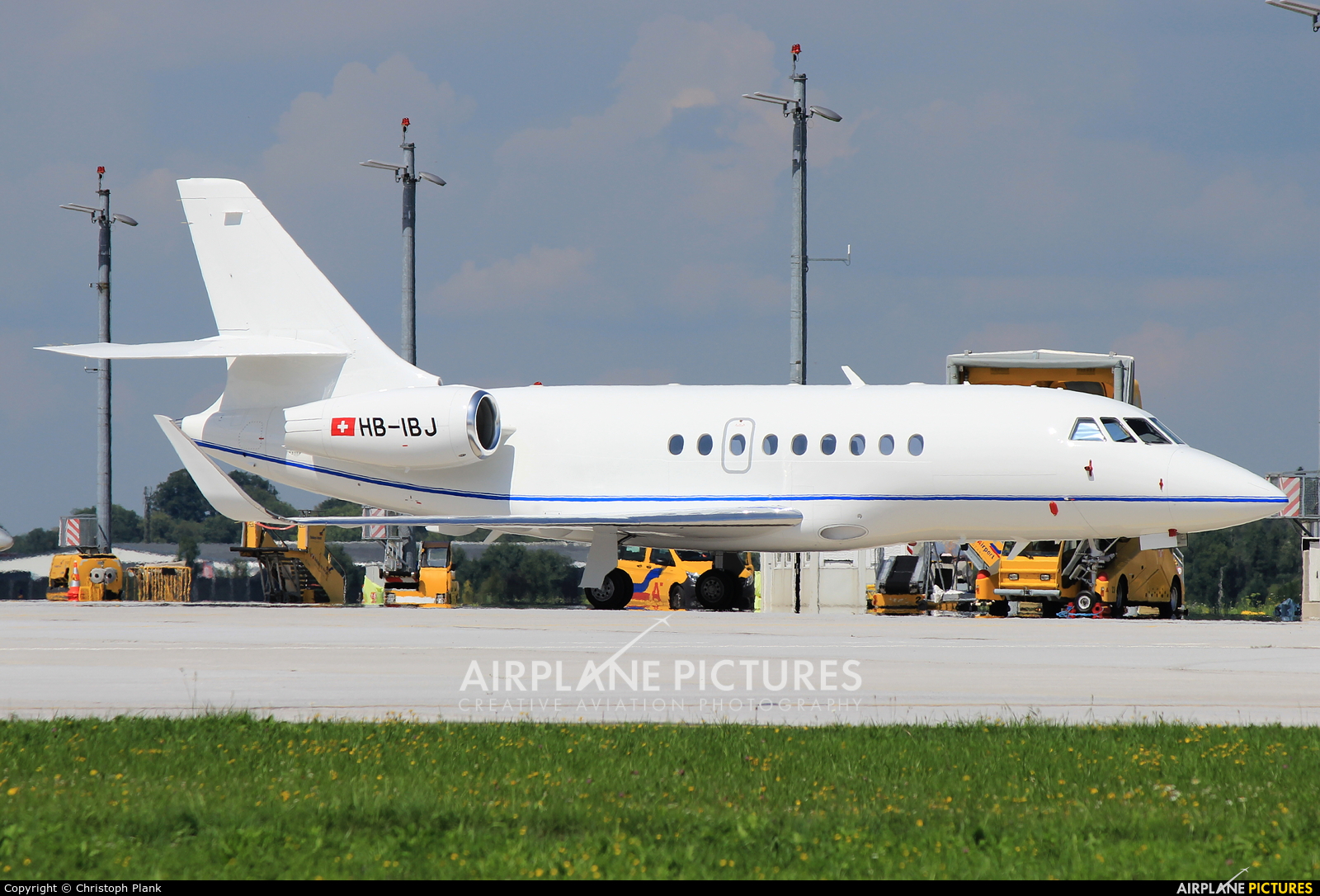 Private HB-IBJ aircraft at Salzburg