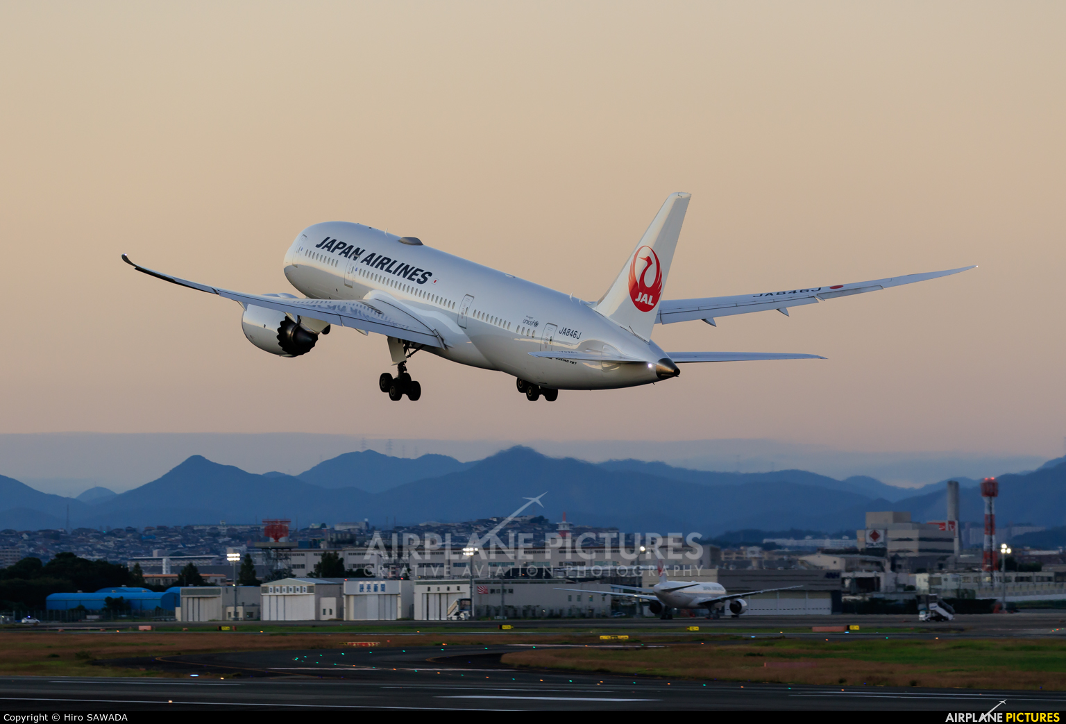 JAL - Japan Airlines JA846J aircraft at Osaka - Itami Intl