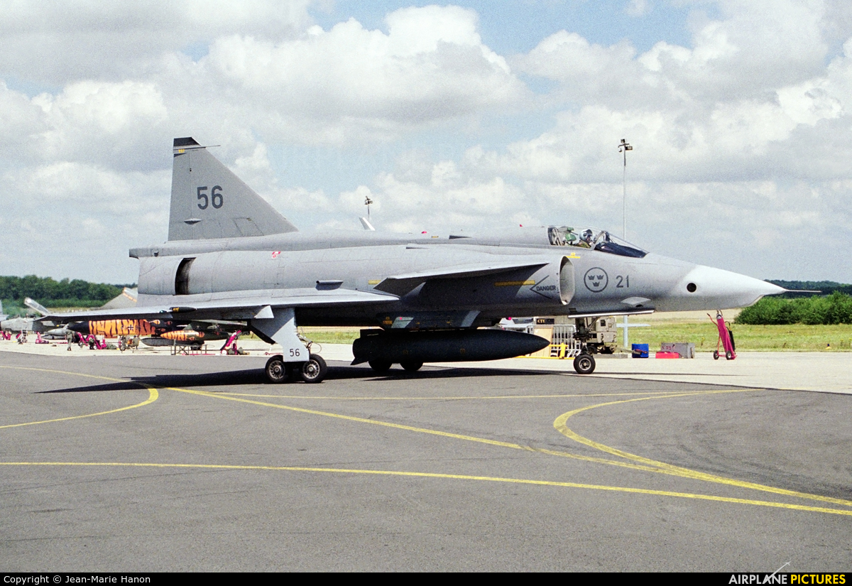 Sweden - Air Force 37957 aircraft at Florennes