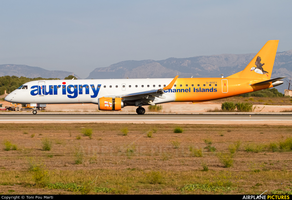 Aurigny Air Services G-NSEY aircraft at Palma de Mallorca